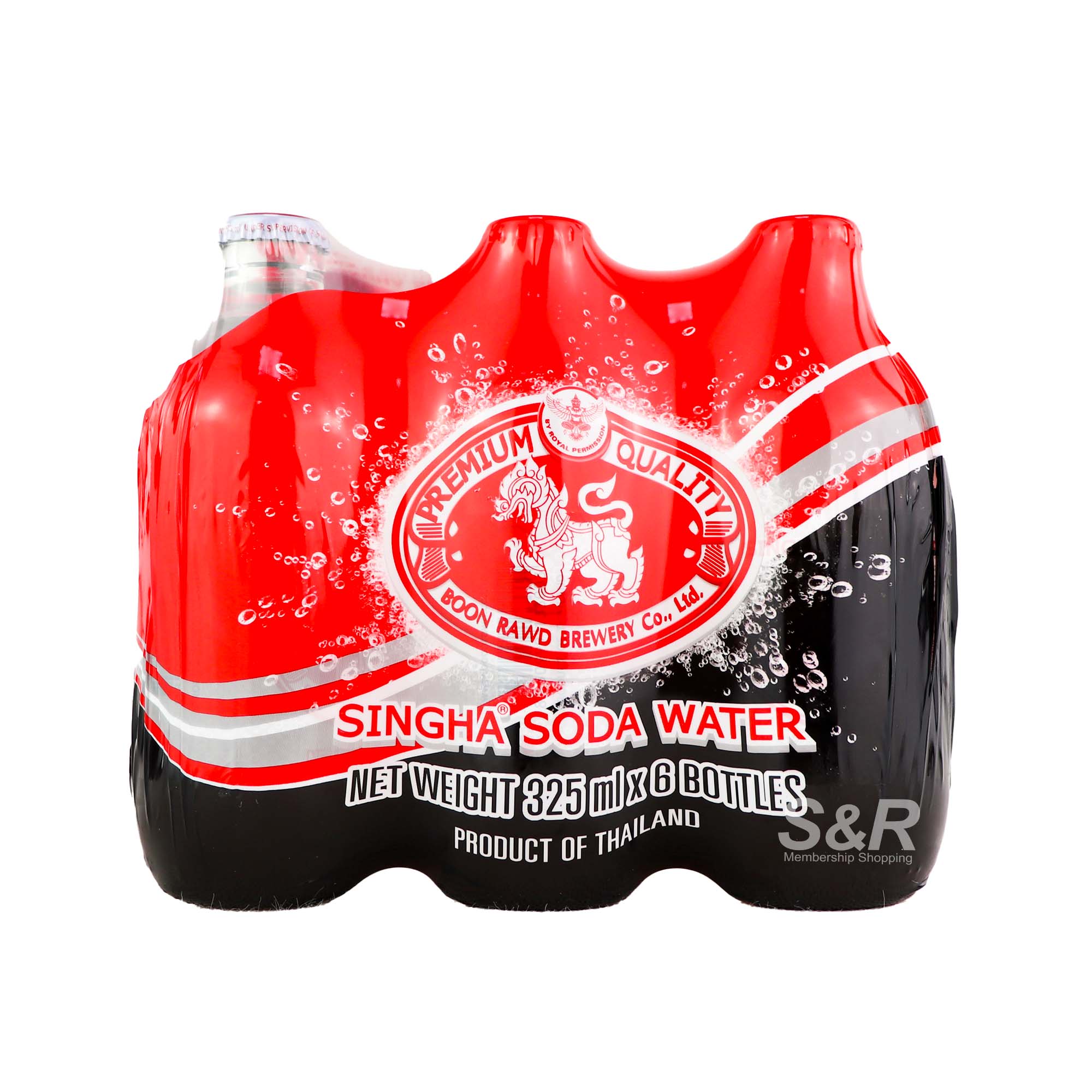 Singha Soda Water 6pcs x 325mL